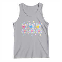 Faux Yarn Easter Bunny Effect Printed Tank Top Coquette Aesthetic Gift