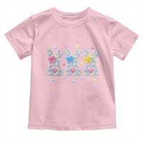 Faux Yarn Easter Bunny Effect Printed Toddler T Shirt Coquette Aesthetic Gift