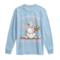 Easter Goose On The Loose Long Sleeve Shirt Funny Easter Egg Hunt Gift