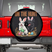 Funny Easter Labrador Bunny Ears Spare Tire Cover On The Hunt