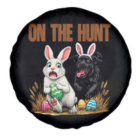 Funny Easter Labrador Bunny Ears Spare Tire Cover On The Hunt