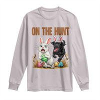 Funny Easter Labrador Bunny Ears Long Sleeve Shirt On The Hunt