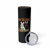 Funny Easter Labrador Bunny Ears Skinny Tumbler On The Hunt