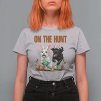 Funny Easter Labrador Bunny Ears T Shirt For Women On The Hunt