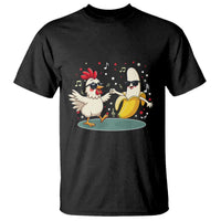 Funny Banana Chicken Dance T Shirt Chaos Dance Meme Graphic