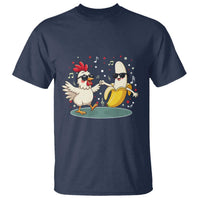 Funny Banana Chicken Dance T Shirt Chaos Dance Meme Graphic