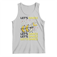 Funny Dancing Banana Tank Top Lets Dance Silly Meme Graphic