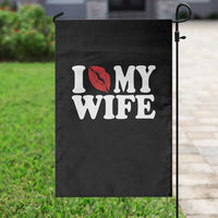 Funny Marriage Gift Garden Flag I Love My Wife
