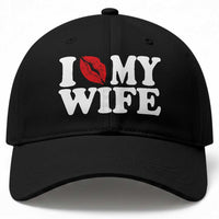 Funny Marriage Gift Baseball Cap I Love My Wife
