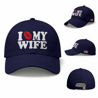 Funny Marriage Gift Baseball Cap I Love My Wife