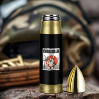 Corgizilla Giant Bullet Tumbler Funny Corgi Monster Roaring Tokyo Japan