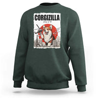 Corgizilla Giant Sweatshirt Funny Corgi Monster Roaring Tokyo Japan