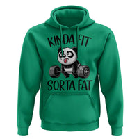 Funny Gym Panda Lover Hoodie Kinda Fit Sorta Fat
