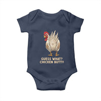 Guess What Chicken Butt Joke Baby Onesie Funny Chicken Lover Graphic