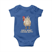 Guess What Chicken Butt Joke Baby Onesie Funny Chicken Lover Graphic