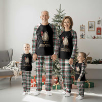 Guess What Chicken Butt Joke Plaid Pajama Set Funny Chicken Lover Graphic