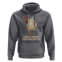 Guess What Chicken Butt Joke Hoodie Funny Chicken Lover Graphic