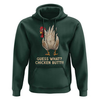 Guess What Chicken Butt Joke Hoodie Funny Chicken Lover Graphic