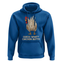 Guess What Chicken Butt Joke Hoodie Funny Chicken Lover Graphic