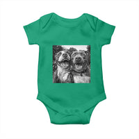 Pitbull Selfie Meme Baby Onesie Funny Dog Lover Graphic