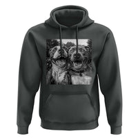 Pitbull Selfie Meme Hoodie Funny Dog Lover Graphic