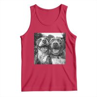 Pitbull Selfie Meme Tank Top Funny Dog Lover Graphic