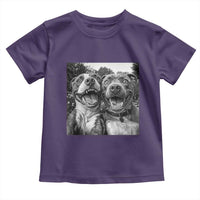 Pitbull Selfie Meme Toddler T Shirt Funny Dog Lover Graphic