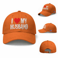 Cool Marriage Humor Gift For Wife Baseball Cap I Love My Husband