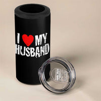 Cool Marriage Humor Gift For Wife 4 in 1 Can Cooler Tumbler I Love My Husband
