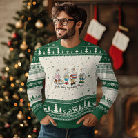 Funny Goose Just Doing My Daddy Things Ugly Christmas Sweater Fathers Day Gift