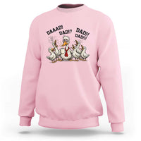 Funny Duck Dad Daaad Dad Dad Sweatshirt Tired Dad Life Fathers Day Graphic