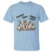 Funny Duck Dad Daaad Dad Dad T Shirt Tired Dad Life Fathers Day Graphic