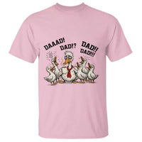 Funny Duck Dad Daaad Dad Dad T Shirt Tired Dad Life Fathers Day Graphic