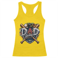 Baseball Dad Est 2026 Racerback Tank Top New Dad Father's Day Gift