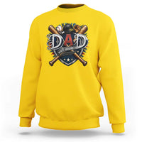 Baseball Dad Est 2026 Sweatshirt New Dad Father's Day Gift