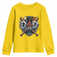 Baseball Dad Est 2026 Youth Sweatshirt New Dad Father's Day Gift