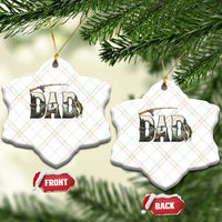 Fishing Dad Ceramic Ornament Funny Angler Fathers Day Gift