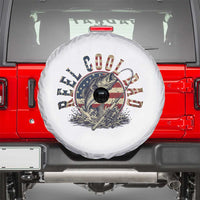 Reel Cool Dad Graphic Spare Tire Cover 4th Of July Fishing Patriotic Dad