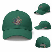 Reel Cool Dad Graphic Baseball Cap 4th Of July Fishing Patriotic Dad