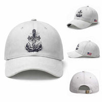 Faith Family Fishing Jesus Cross Anchor Baseball Cap Funny Christian Fisherman