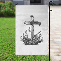 Faith Family Fishing Garden Flag Christian Jesus Cross Fathers Day Gift
