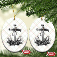 Faith Family Fishing Ceramic Ornament Christian Jesus Cross Fathers Day Gift