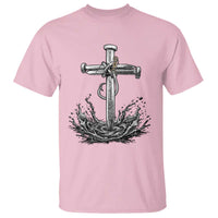 Faith Family Fishing T Shirt Christian Jesus Cross Fathers Day Gift