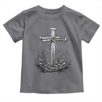 Faith Family Fishing Toddler T Shirt Christian Jesus Cross Fathers Day Gift