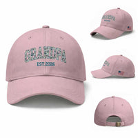 Promoted To Grandpa Est 2026 Baseball Cap Camo Fishing New Grandpa Gift