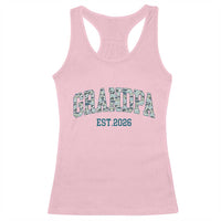 Promoted To Grandpa Est 2026 Racerback Tank Top Camo Fishing New Grandpa Gift