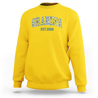 Promoted To Grandpa Est 2026 Sweatshirt Camo Fishing New Grandpa Gift