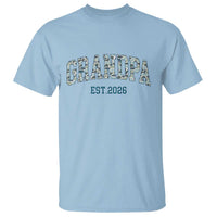 Promoted To Grandpa Est 2026 T Shirt Camo Fishing New Grandpa Gift