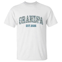 Promoted To Grandpa Est 2026 T Shirt Camo Fishing New Grandpa Gift