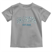 Promoted To Grandpa Est 2026 Toddler T Shirt Camo Fishing New Grandpa Gift